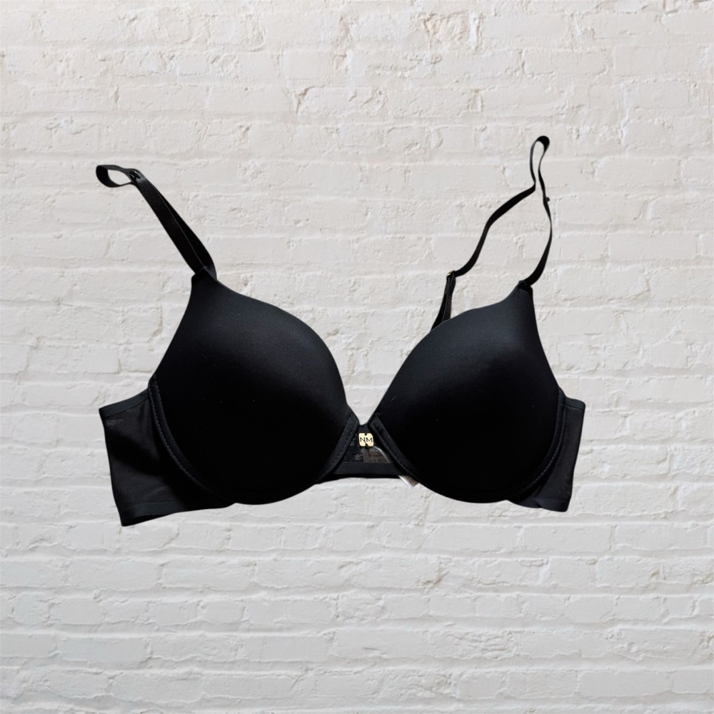 🆕 Nicole Miller light lift push up t-shirt bra in black